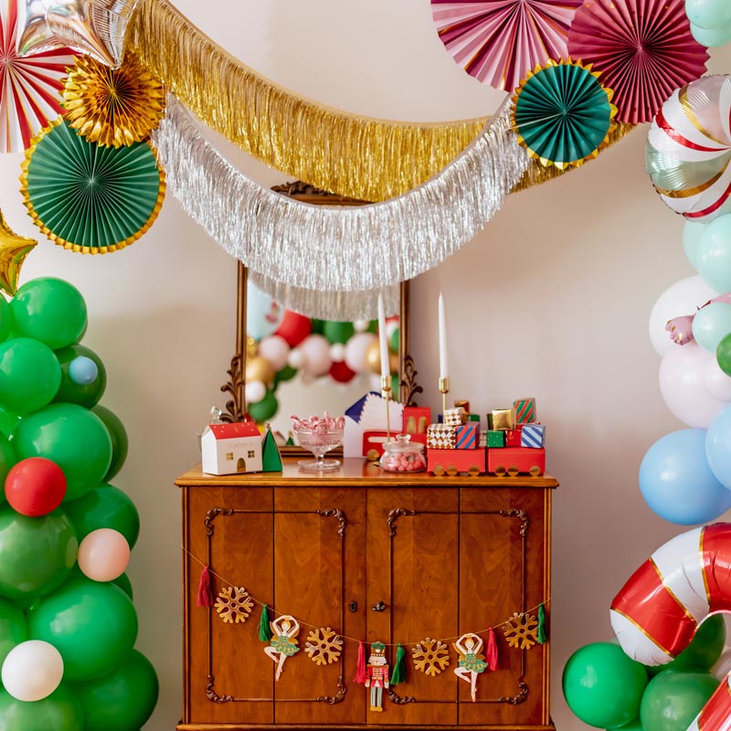 GUIRNALDA FLONDOS METALIZADA SILVER