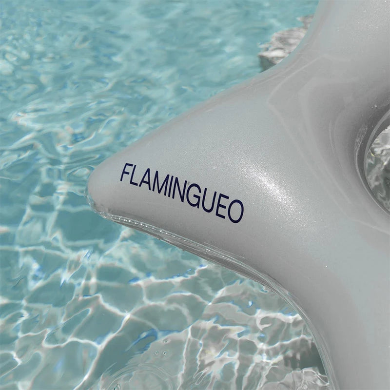 Flotador Gris Infantil Estrella Purpurina