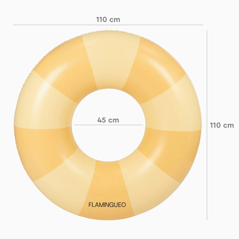 Listras pastel de piso amarelo