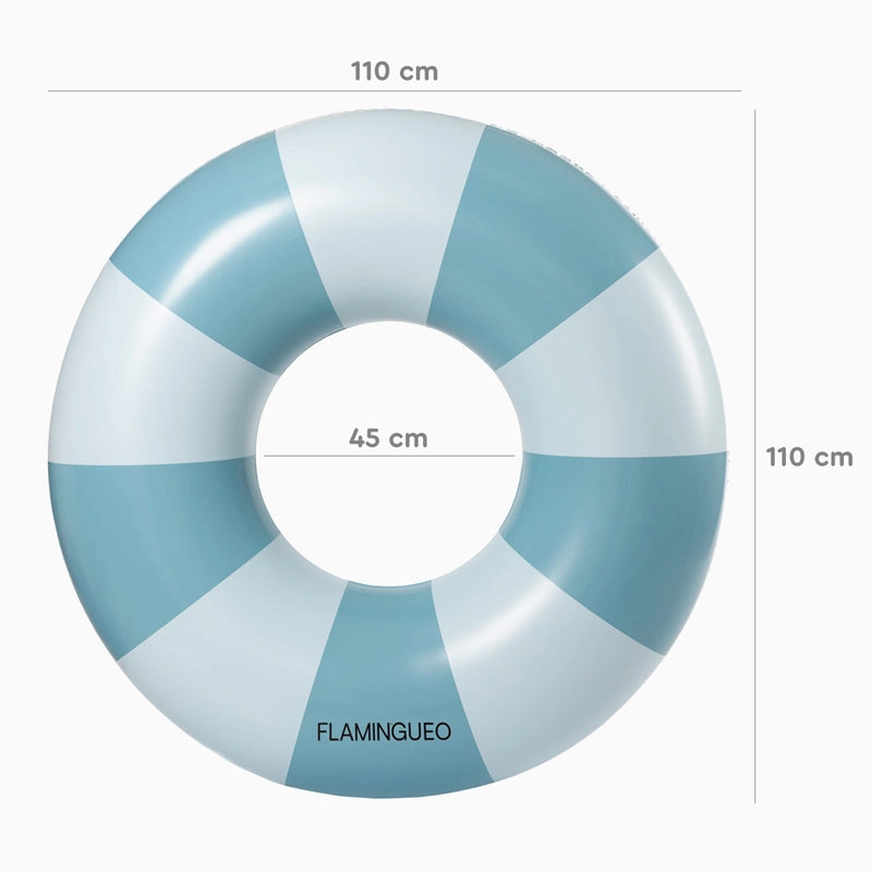 Strisce pastello blu blu di ciambella