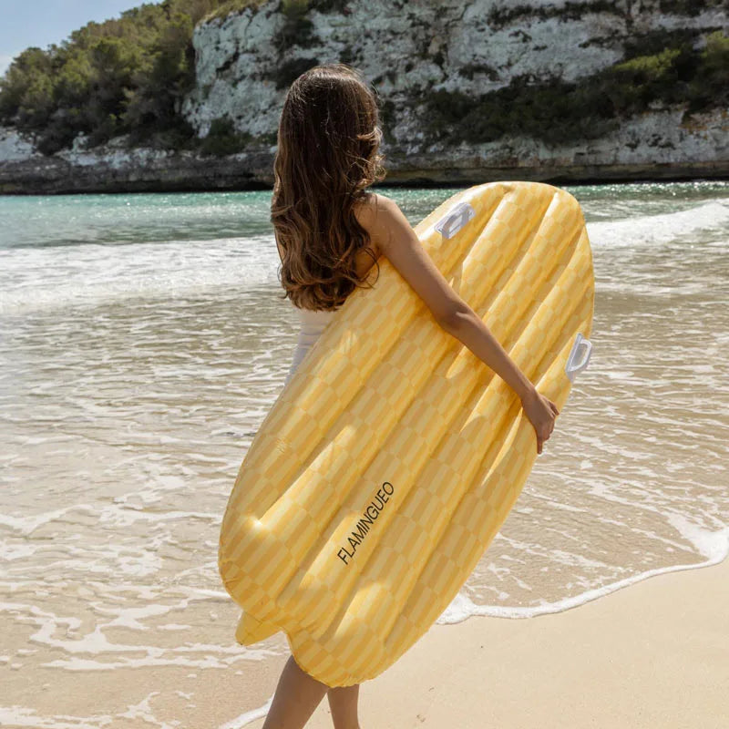 Hinchable Amarillo Pastel Tabla de Surf