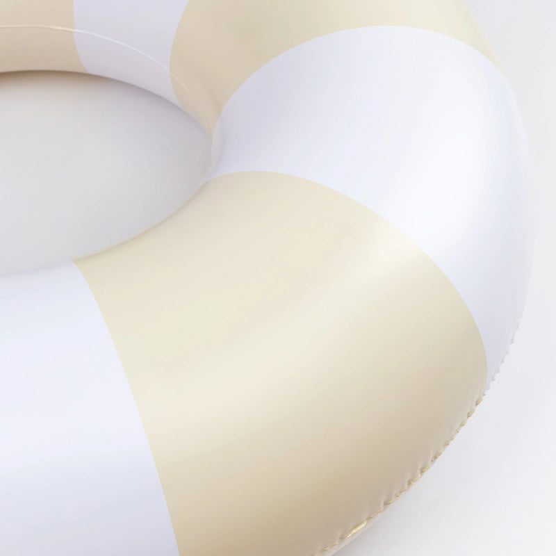 Flotador Donut Beige Rayas