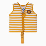 Orange and White Striped Flotation Vest with Lion