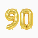90 Birthday Gold Birthday Balloon