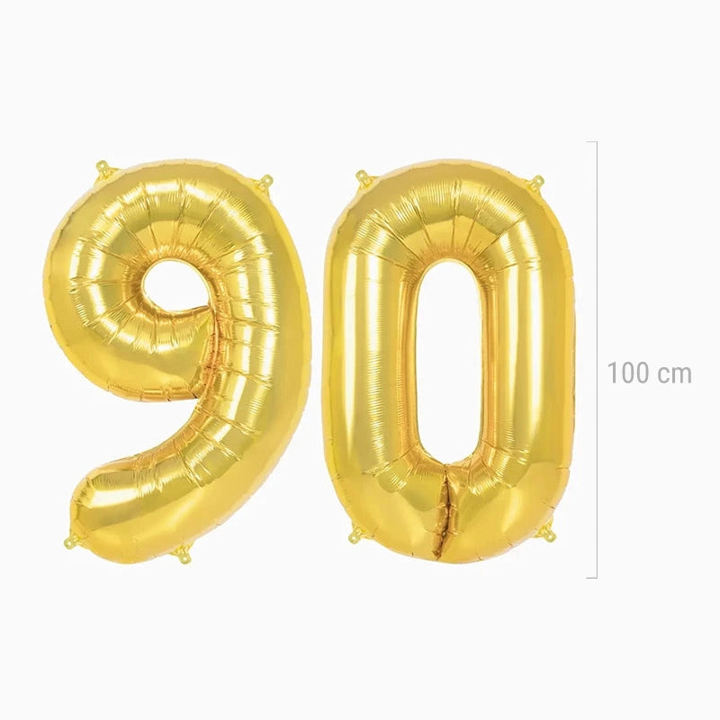 90 Geburtstag Gold Geburtstag Ballon
