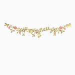 Guirnalda 130 cm Floral Gold