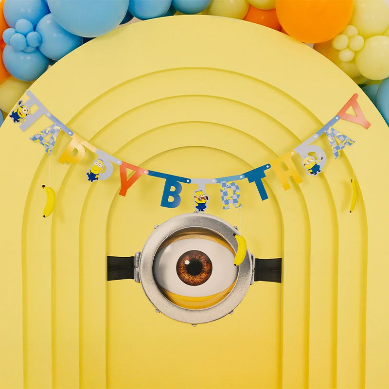 Guirnalda Cartón 'Happy Birthday' Minions