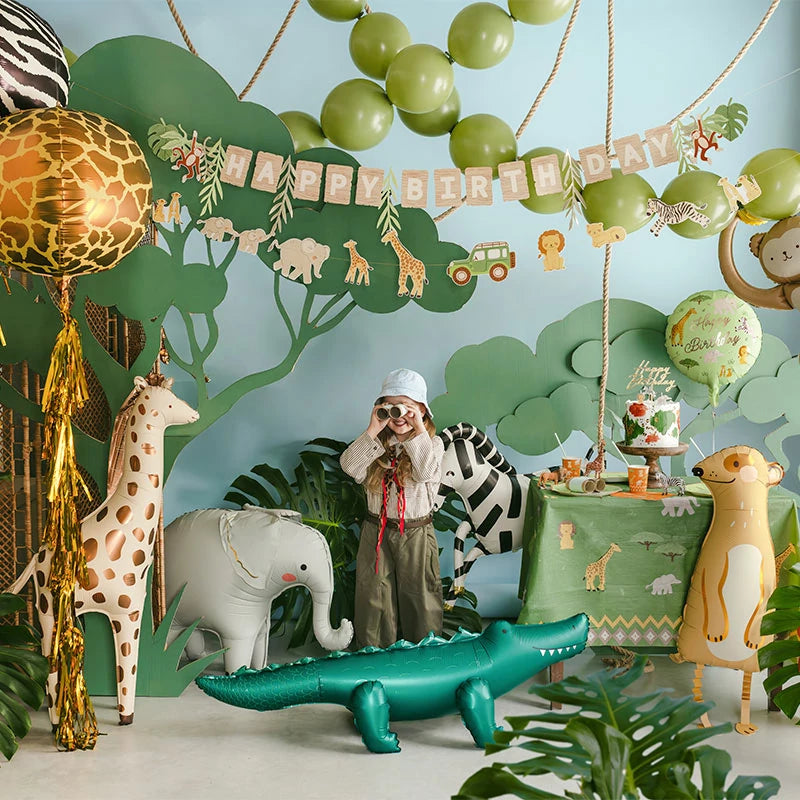 Guirnalda Cartón 'Happy Birthday' Safari