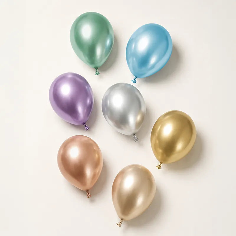 Inspiracion con Ballon en latex 30 cm d'or métallique