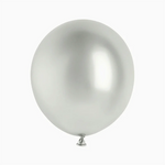 Globo Látex 46 cm Metalizado Plata