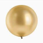 Globo Jumbo Metalizado Látex XL 60 cm Oro