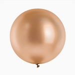 Globo Jumbo Metalizado Látex XL 60 cm Oro Rosa