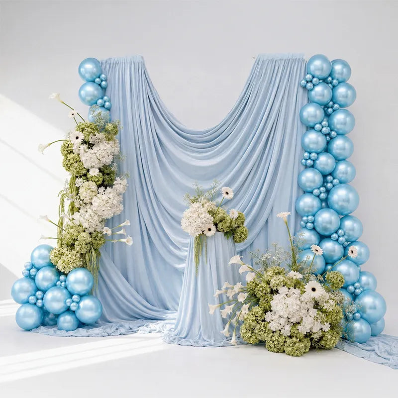 Latexballon 30 cm Metallic Blau