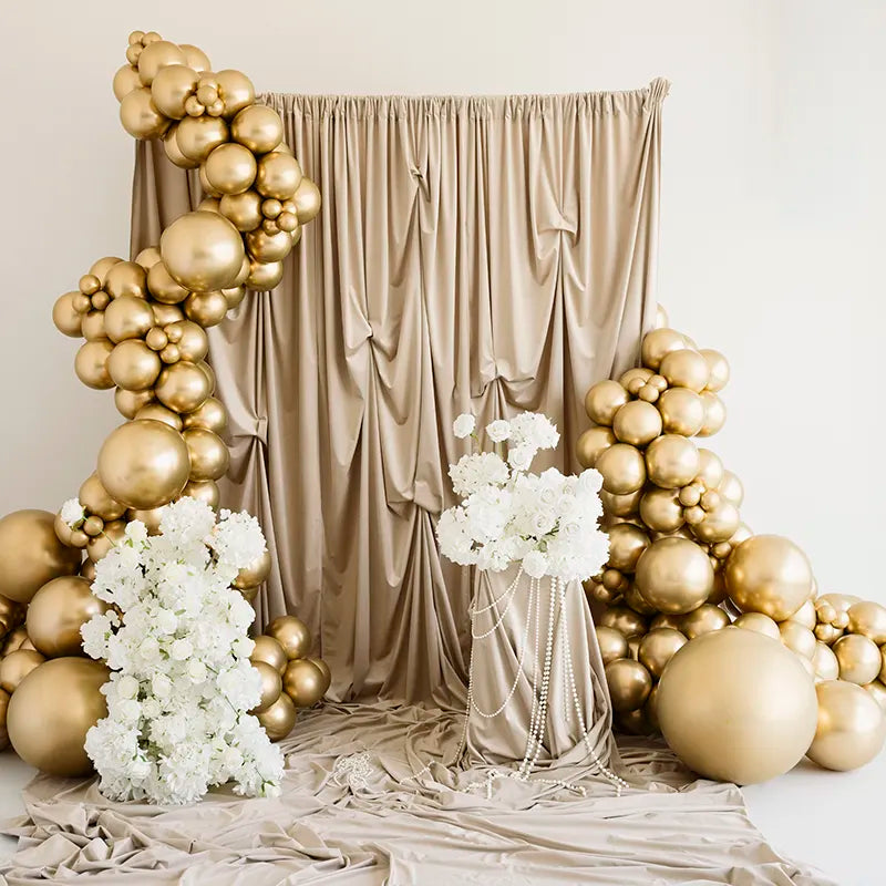 Inspiracion con Ballon en latex 30 cm d'or métallique