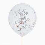 Ballon de latex 30 cm Confetti "Hello Little One"