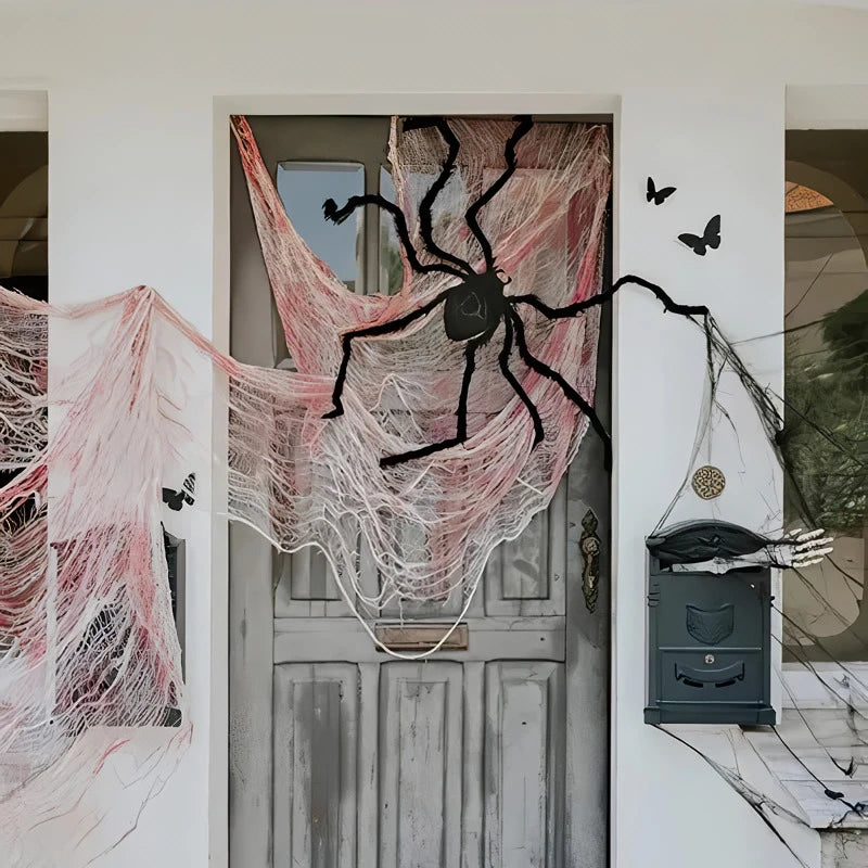 Decorative fabric Red stains 0.72 x 9.8 m