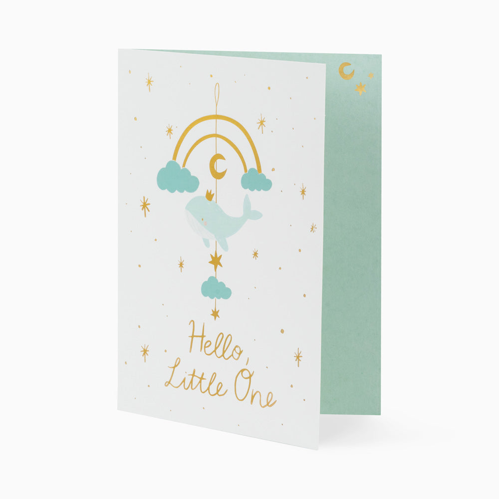 "Hello little" card card