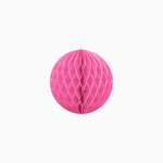 Honeycomb ball Ø10 cm pink paper