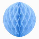 Carta a nido d'ape Ø40 cm pastello blu
