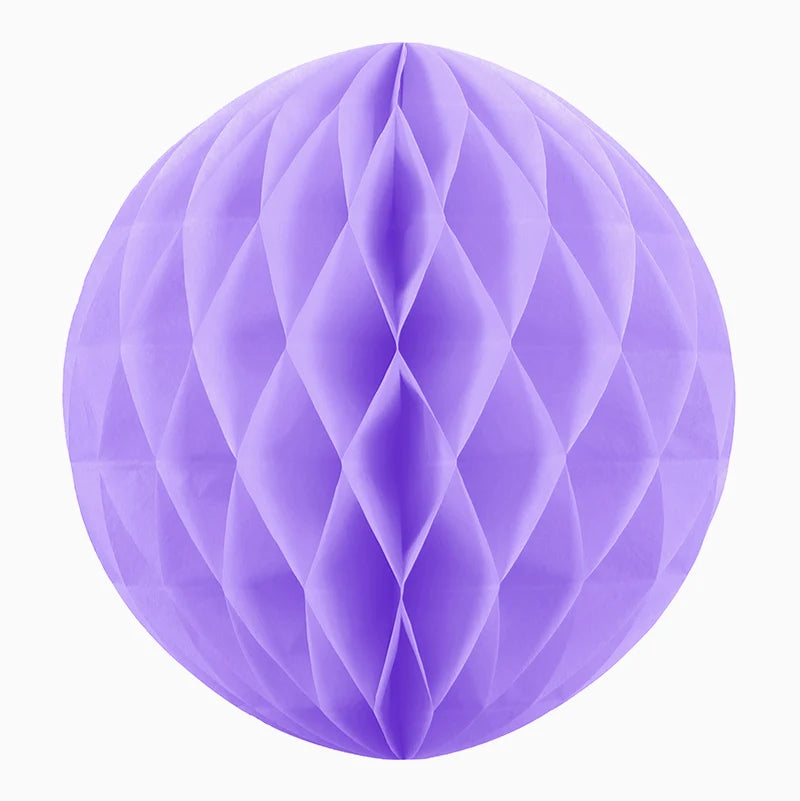 Bola Honeycomb Papel Ø 40 cm Violeta