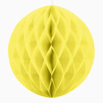 Bola Honeycomb Papel Ø40 cm Amarillo Pastel