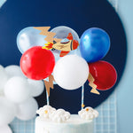 Topper Cake Globes Airplanes
