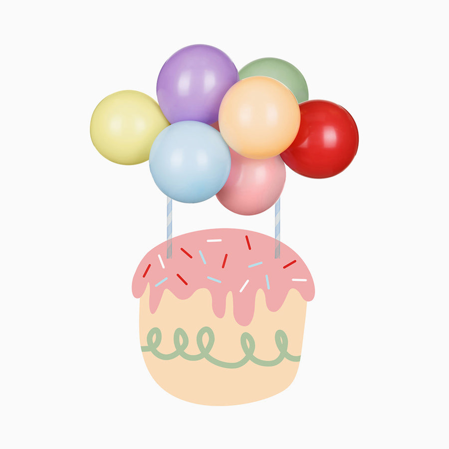 Gâteau à ballon multicolore