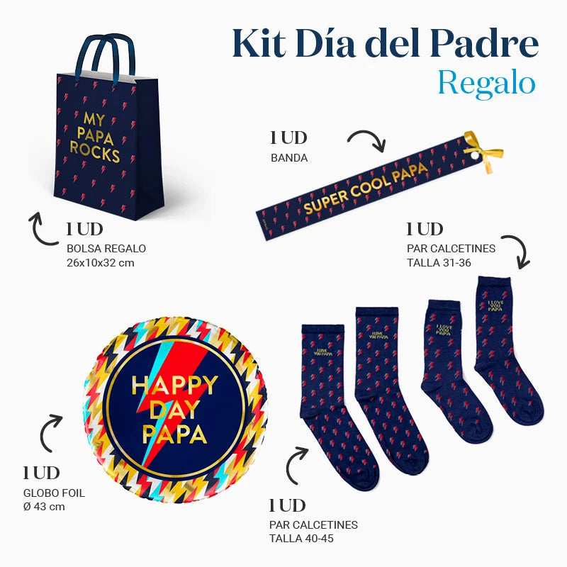 Inspiracion con Gift Kit Father Day Bag so socks