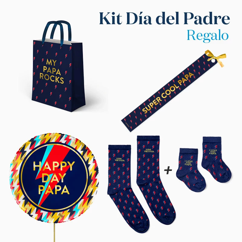 Kit regalo per papà sacca da giorno così calzini