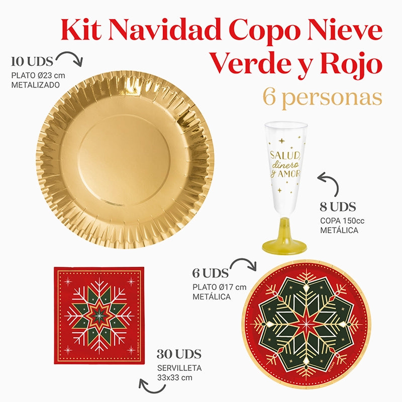 Kit básico básico de inverno 6 pessoas