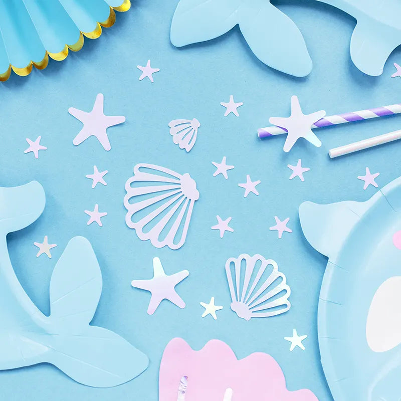 Bolsa Confeti Iridiscente Sirenas