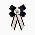 Black 17 cm brooh e crema da 60 compleanno