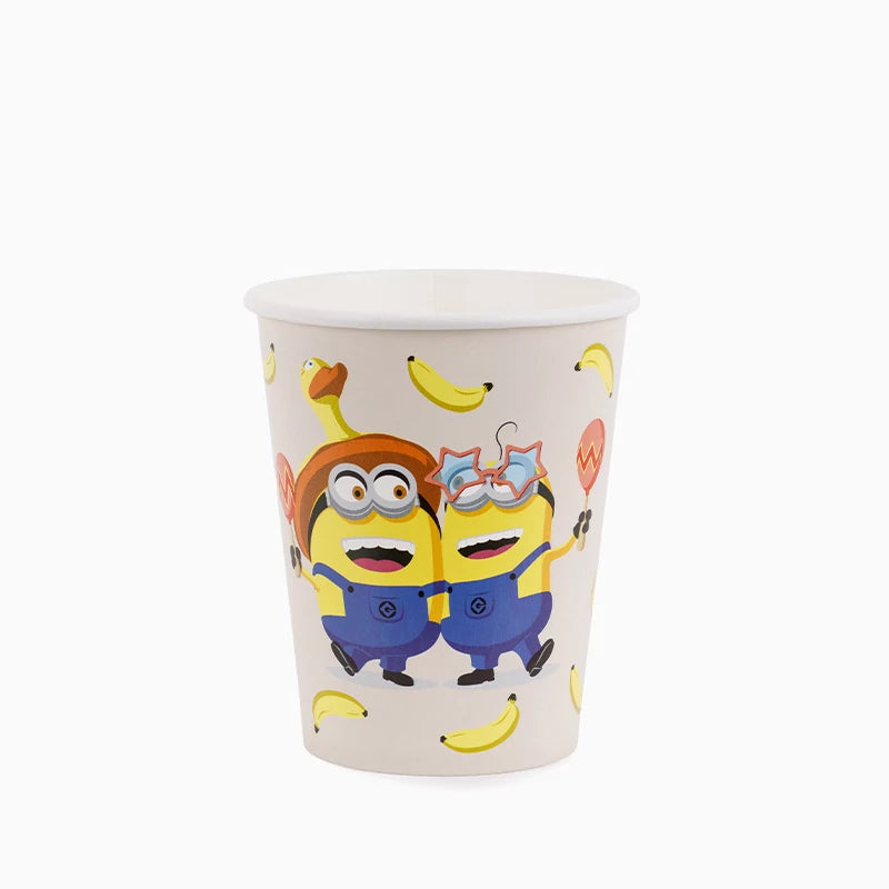 Vaso Cartón 250 cc Minions