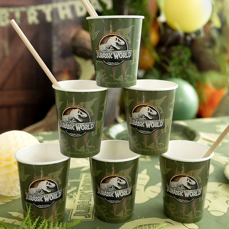 Vaso Cartón 250 cc Jurassic World