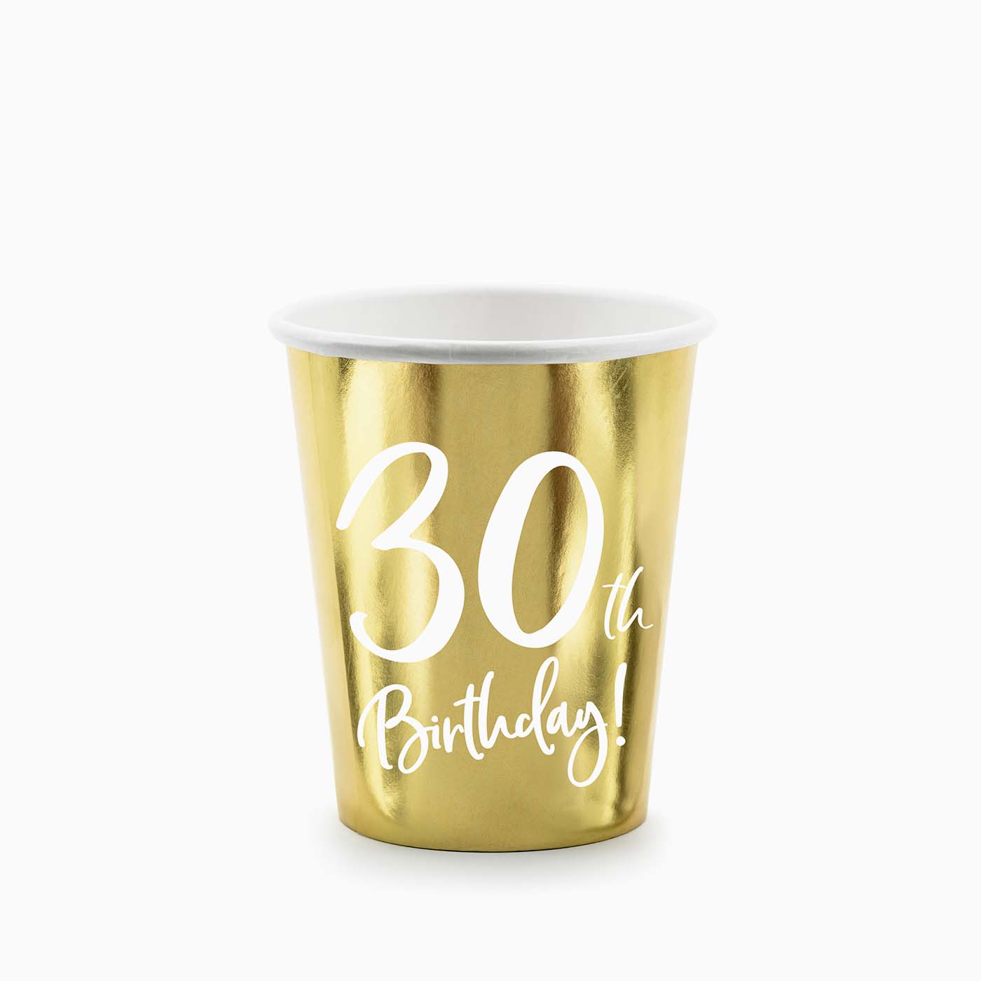 Papelão dourado "30º aniversário"