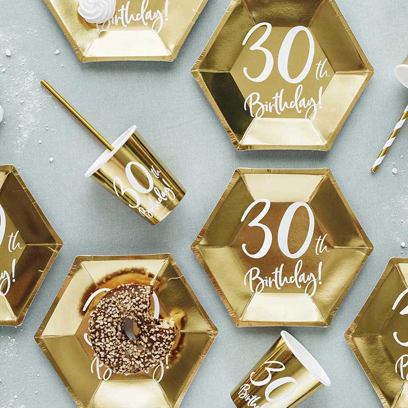 Carton en or "30e anniversaire"