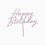 Topper -Kuchen 16 cm "Alles Gute zum Geburtstag" Lavendel