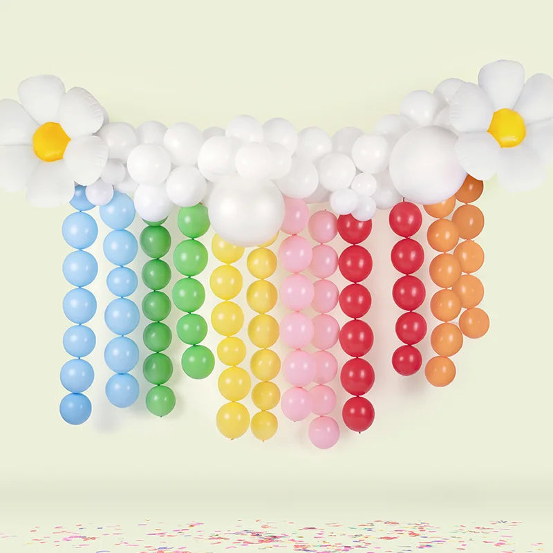 Globo Látex con Conector Ø 28 cm Rojo Pastel