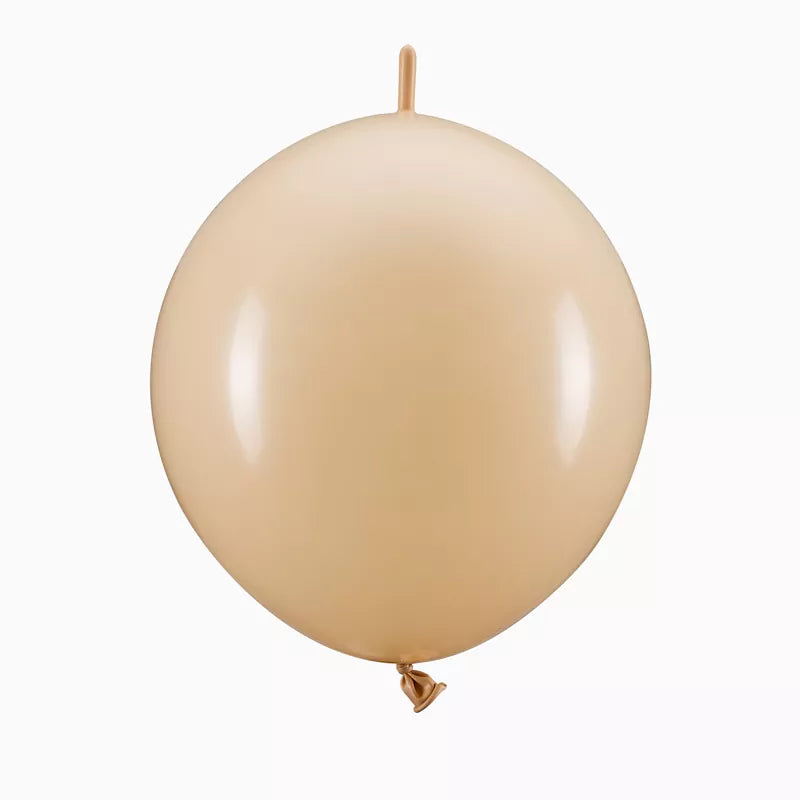 Globo Látex con Conector Ø 33 cm Nude Pastel