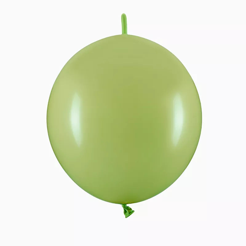 Globo Látex con Conector Ø 33 cm Verde Oliva