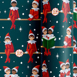 Rollo Papel de Regalo 70 cm x 2 m Azul The Elf on the Shelf