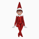 Balão Foil Gigante XL Naughty Elf - O Elfo na Prateleira (Sem Hélio)