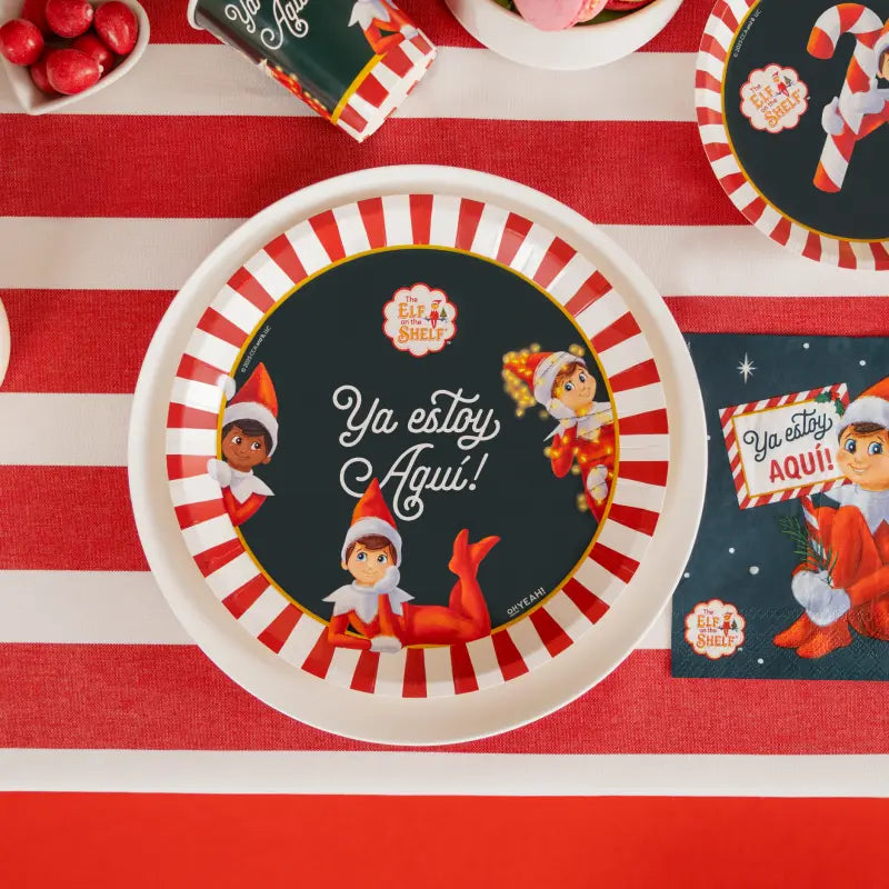 Runde einfache Pappe Ø 23 cm ungezogener Elf