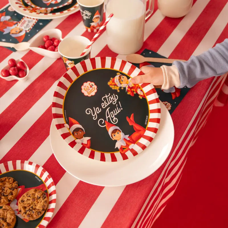 Runde einfache Pappe Ø 23 cm ungezogener Elf