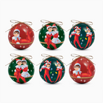 Set 6 Bolas de Navidad 8 cm The Elf on the Shelf