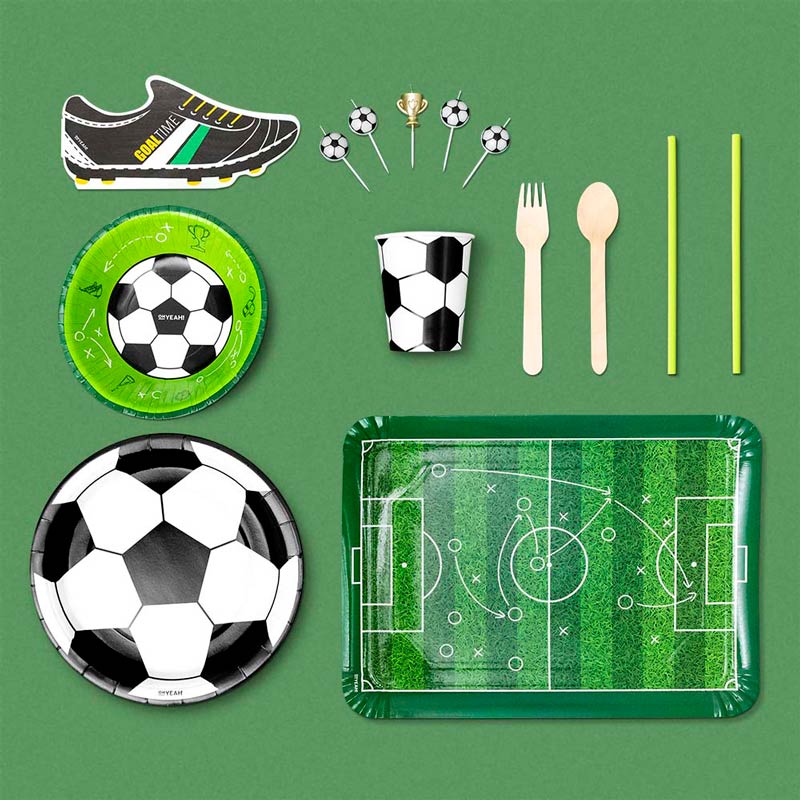 Kit De Vajilla Desechable Para Nochevieja - 84 Piezas, Negro Y Oro, Para 12 Personas