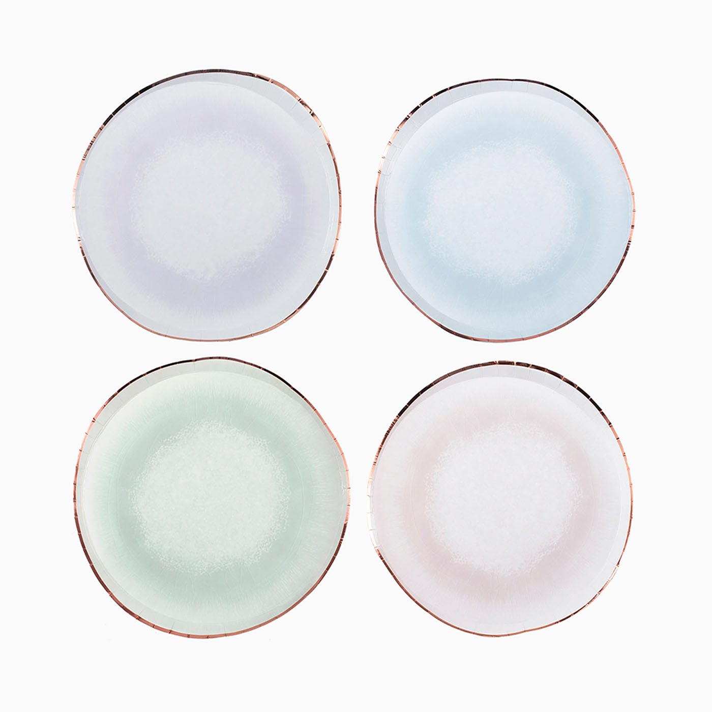 Watercoling dishes pastel colors