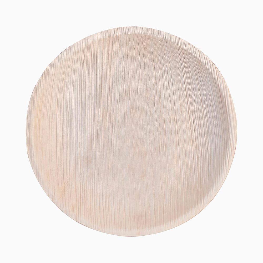 Palma leaf round plate