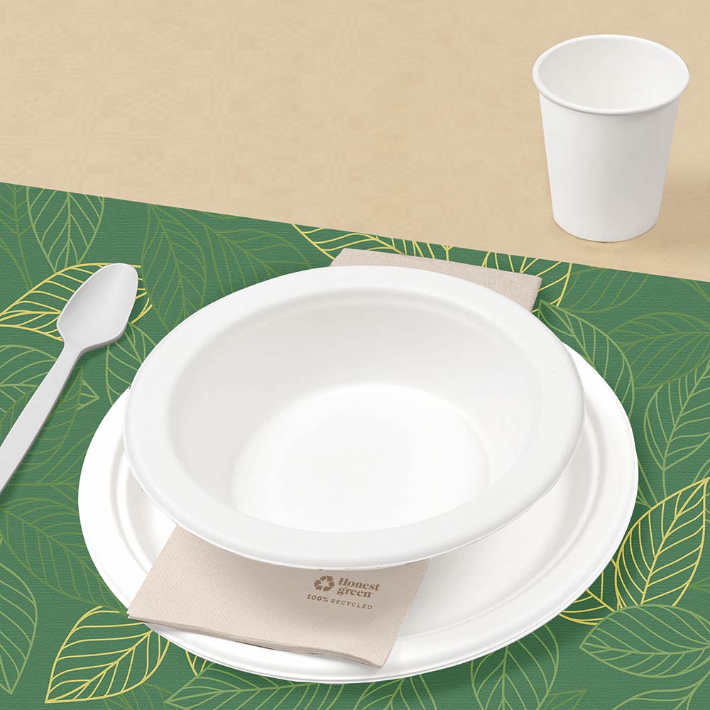 Biodegradabile Small Cardboard BOL 350 CC bianco