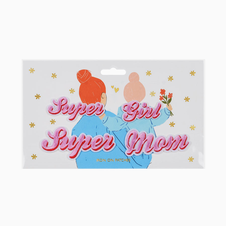 Clothing patch "Super Mom"